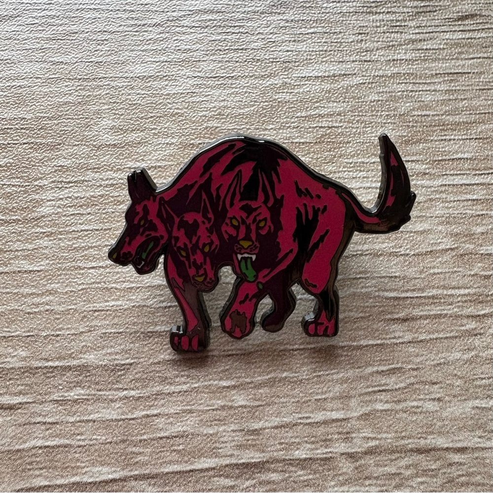 Strike gently cerebus pin